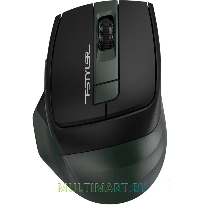 Мышь A4Tech Fstyler FB35S (черный/темно-зеленый)